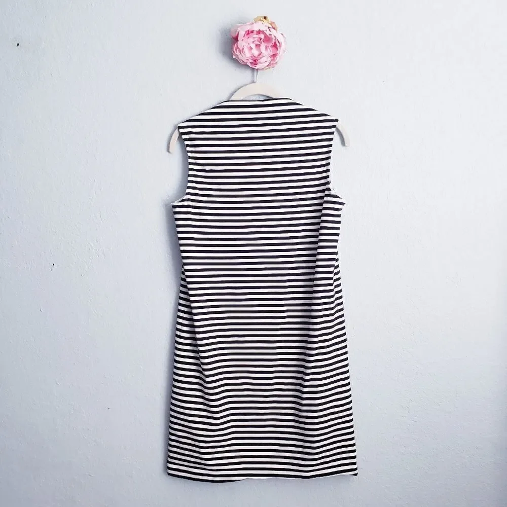 Kate Spade Broome Street Black and White Striped Dress